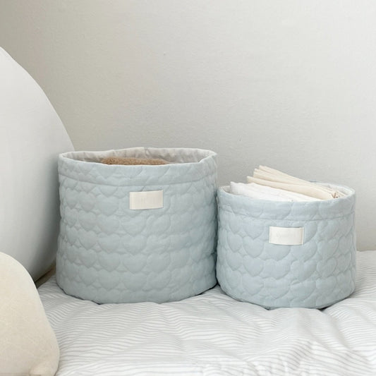 Love Quilted Storage Basket