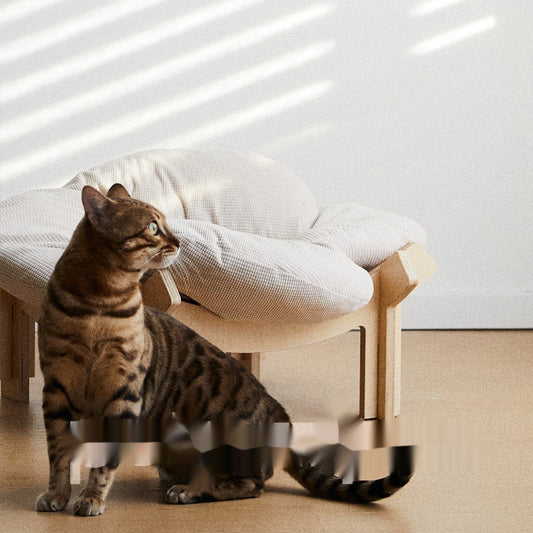 Wood Pet Bed Mat